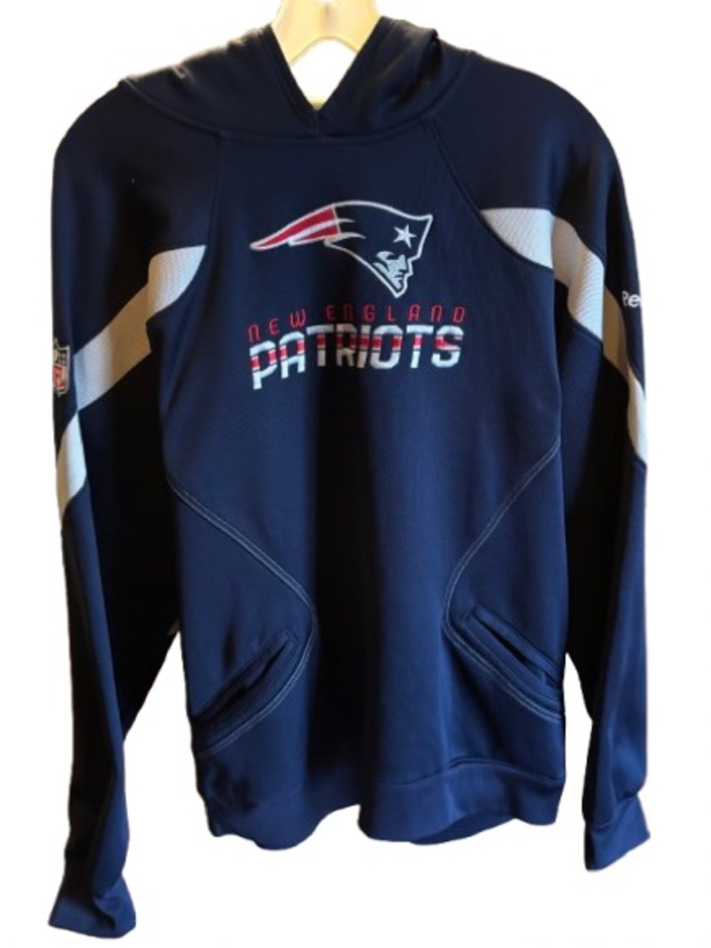 Reebok Navy Blue NFL Onfield Tag Pullover Hoodie